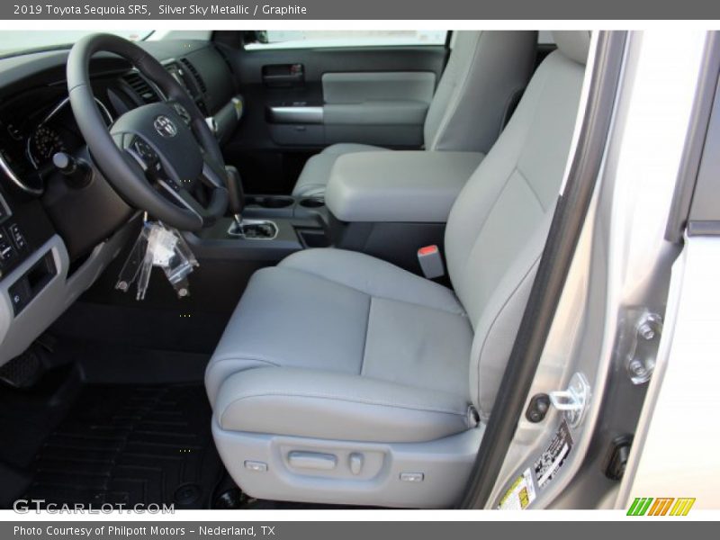 Silver Sky Metallic / Graphite 2019 Toyota Sequoia SR5