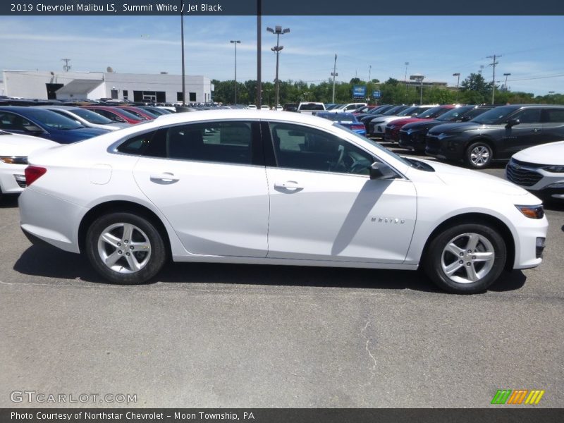 Summit White / Jet Black 2019 Chevrolet Malibu LS
