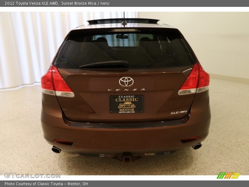 Sunset Bronze Mica / Ivory 2012 Toyota Venza XLE AWD