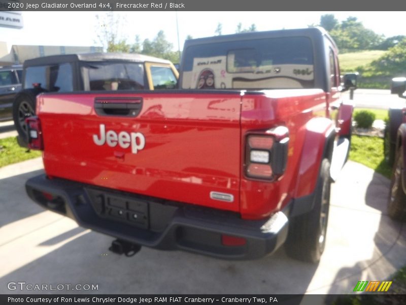 Firecracker Red / Black 2020 Jeep Gladiator Overland 4x4