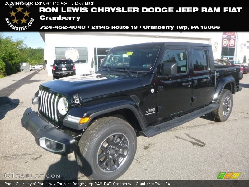 Black / Black 2020 Jeep Gladiator Overland 4x4