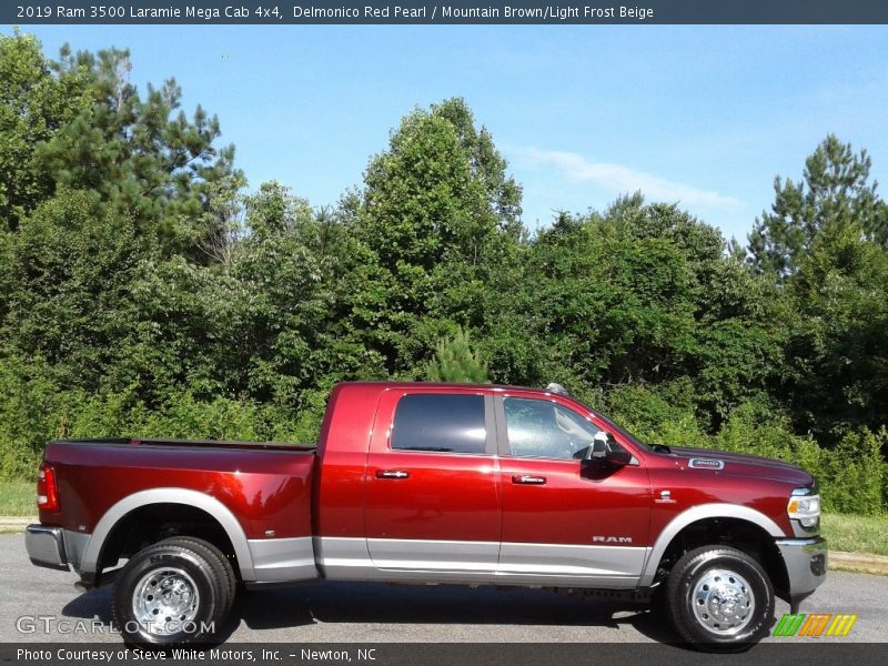  2019 3500 Laramie Mega Cab 4x4 Delmonico Red Pearl