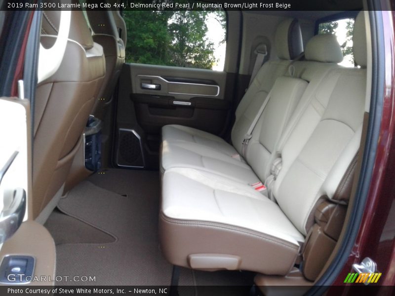 Rear Seat of 2019 3500 Laramie Mega Cab 4x4