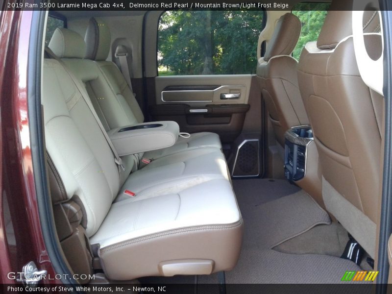 Rear Seat of 2019 3500 Laramie Mega Cab 4x4