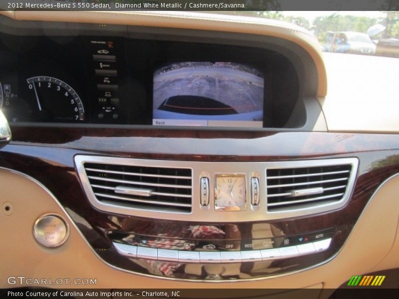 Diamond White Metallic / Cashmere/Savanna 2012 Mercedes-Benz S 550 Sedan