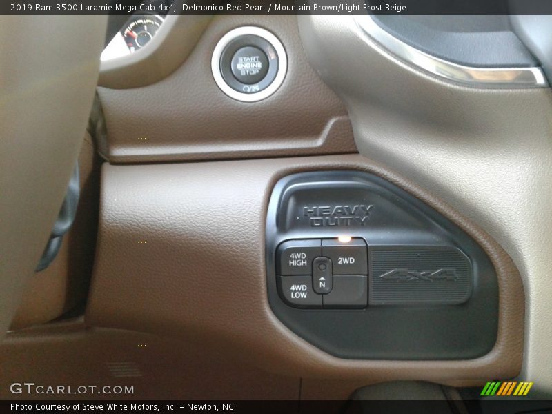 Controls of 2019 3500 Laramie Mega Cab 4x4