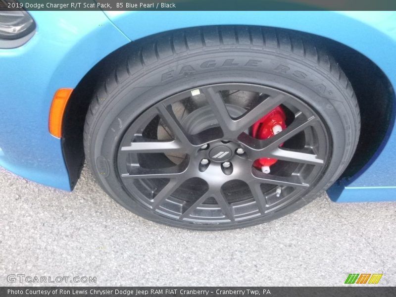 B5 Blue Pearl / Black 2019 Dodge Charger R/T Scat Pack