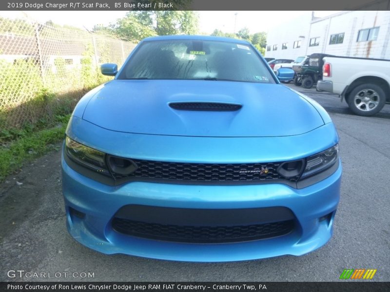B5 Blue Pearl / Black 2019 Dodge Charger R/T Scat Pack