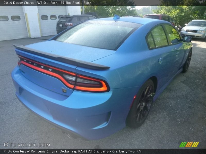 B5 Blue Pearl / Black 2019 Dodge Charger R/T Scat Pack