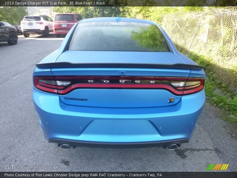 B5 Blue Pearl / Black 2019 Dodge Charger R/T Scat Pack