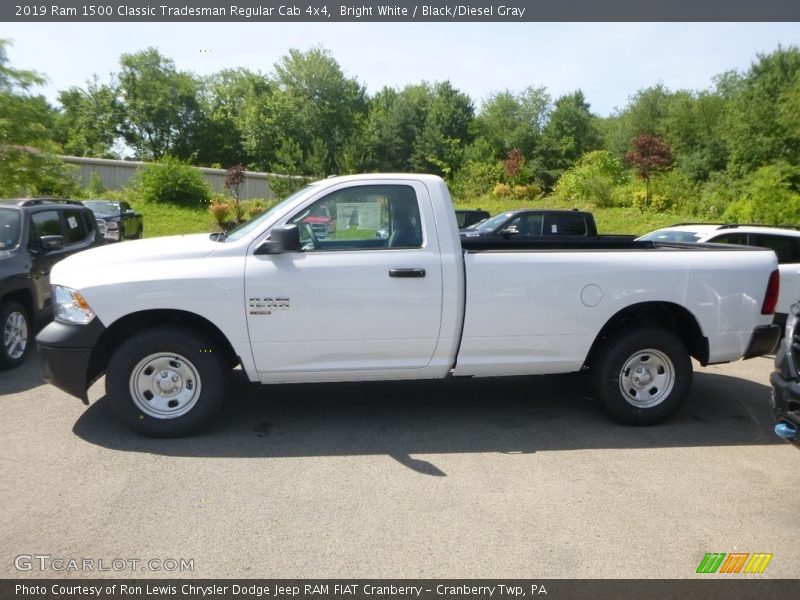 Bright White / Black/Diesel Gray 2019 Ram 1500 Classic Tradesman Regular Cab 4x4