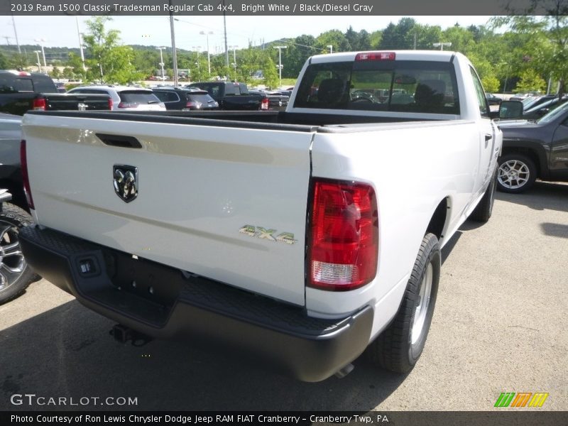 Bright White / Black/Diesel Gray 2019 Ram 1500 Classic Tradesman Regular Cab 4x4