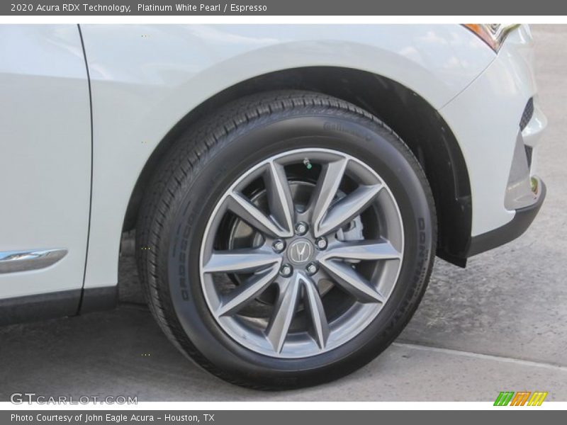Platinum White Pearl / Espresso 2020 Acura RDX Technology