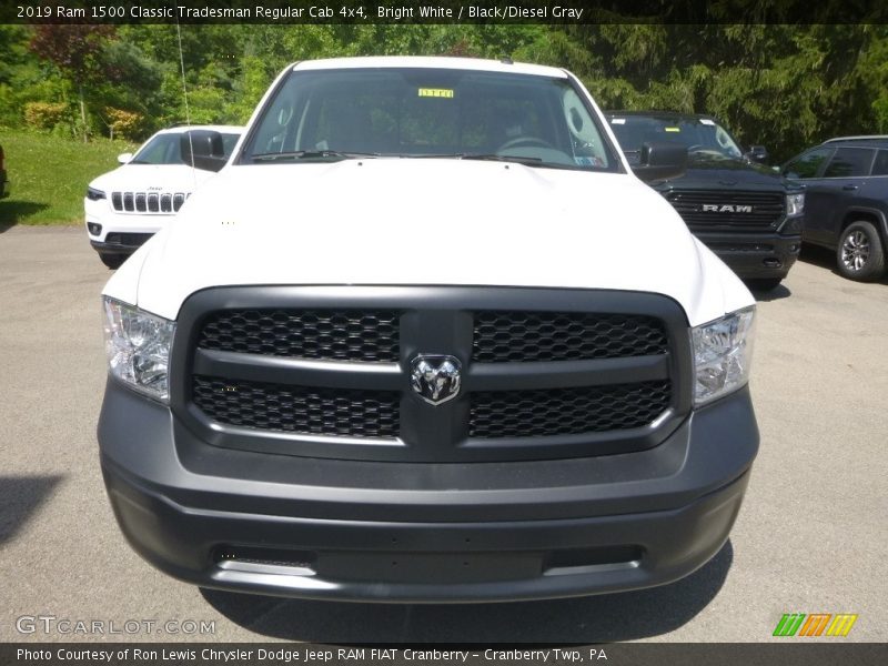 Bright White / Black/Diesel Gray 2019 Ram 1500 Classic Tradesman Regular Cab 4x4