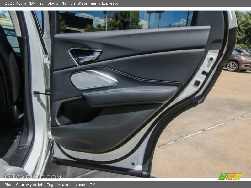 Platinum White Pearl / Espresso 2020 Acura RDX Technology