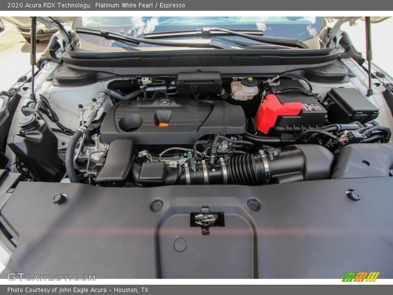 Platinum White Pearl / Espresso 2020 Acura RDX Technology