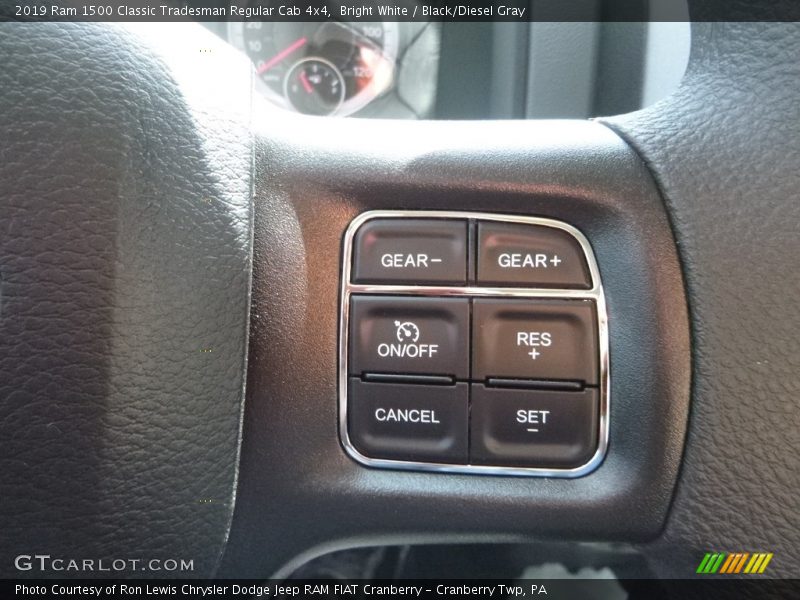 Bright White / Black/Diesel Gray 2019 Ram 1500 Classic Tradesman Regular Cab 4x4