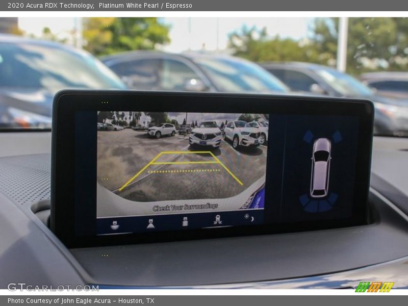Platinum White Pearl / Espresso 2020 Acura RDX Technology