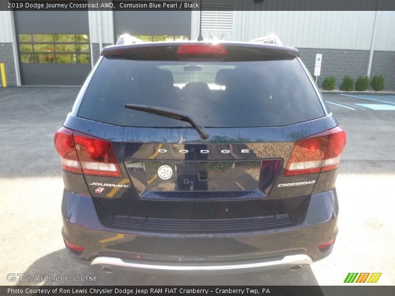 Contusion Blue Pearl / Black 2019 Dodge Journey Crossroad AWD