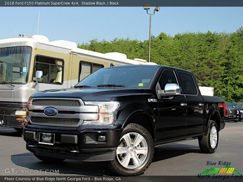 Shadow Black / Black 2018 Ford F150 Platinum SuperCrew 4x4