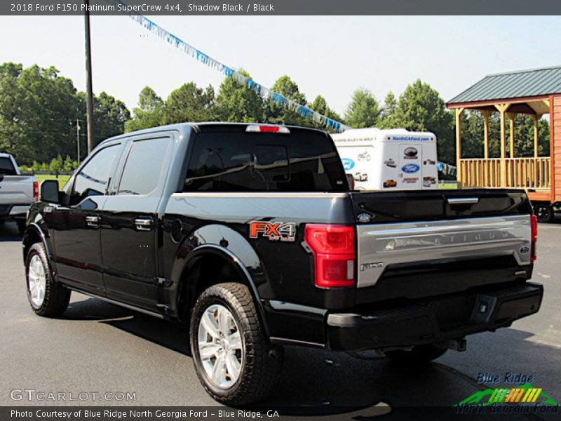 Shadow Black / Black 2018 Ford F150 Platinum SuperCrew 4x4