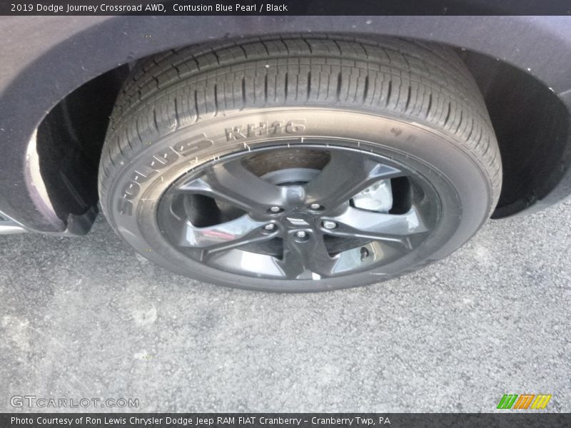 Contusion Blue Pearl / Black 2019 Dodge Journey Crossroad AWD