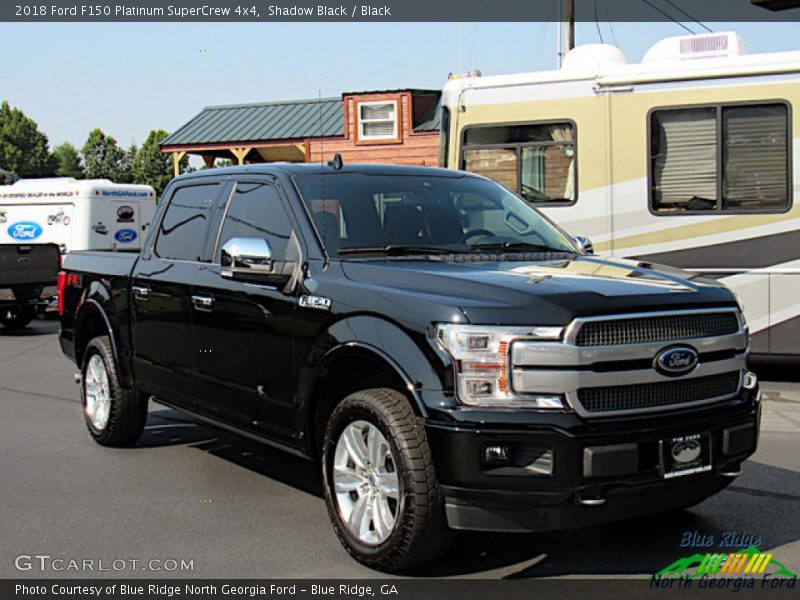 Shadow Black / Black 2018 Ford F150 Platinum SuperCrew 4x4