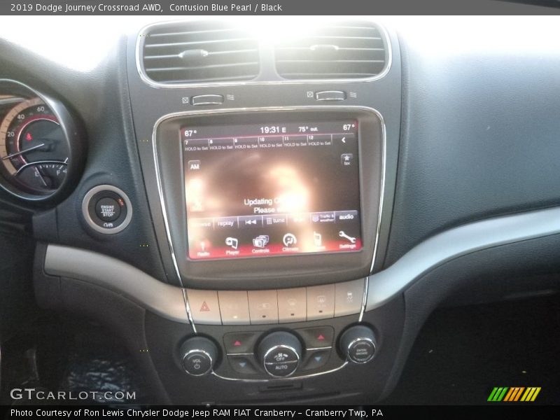 Contusion Blue Pearl / Black 2019 Dodge Journey Crossroad AWD