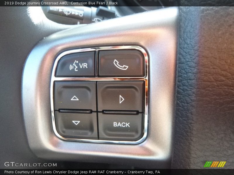 Contusion Blue Pearl / Black 2019 Dodge Journey Crossroad AWD
