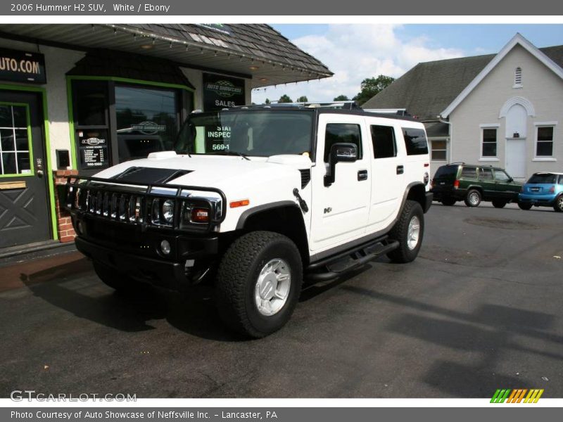 White / Ebony 2006 Hummer H2 SUV