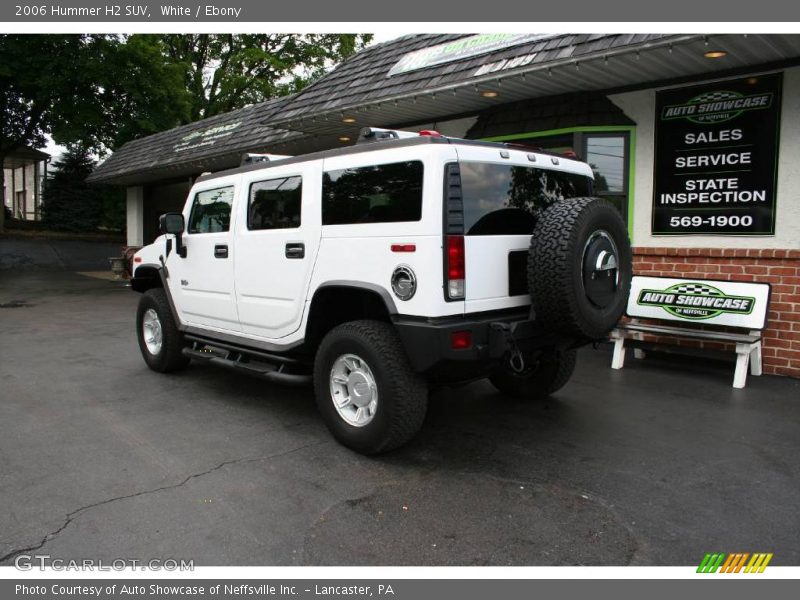 White / Ebony 2006 Hummer H2 SUV