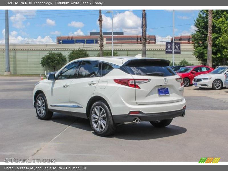 Platinum White Pearl / Ebony 2020 Acura RDX Technology