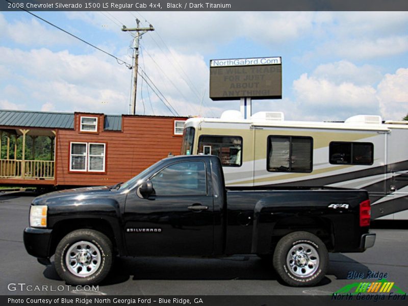 Black / Dark Titanium 2008 Chevrolet Silverado 1500 LS Regular Cab 4x4