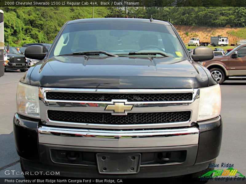 Black / Dark Titanium 2008 Chevrolet Silverado 1500 LS Regular Cab 4x4