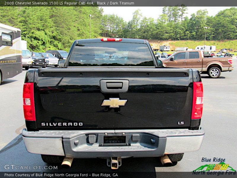 Black / Dark Titanium 2008 Chevrolet Silverado 1500 LS Regular Cab 4x4