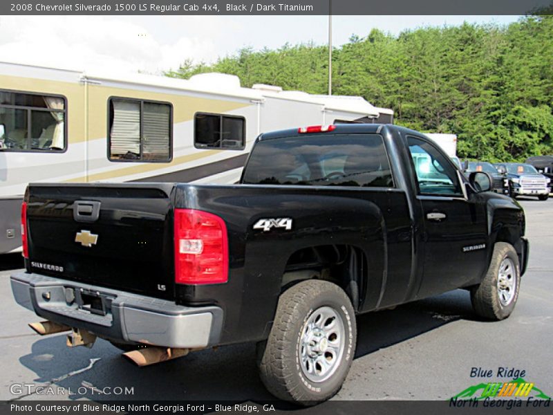 Black / Dark Titanium 2008 Chevrolet Silverado 1500 LS Regular Cab 4x4