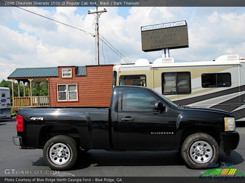 Black / Dark Titanium 2008 Chevrolet Silverado 1500 LS Regular Cab 4x4