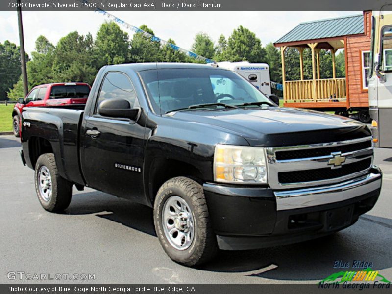 Black / Dark Titanium 2008 Chevrolet Silverado 1500 LS Regular Cab 4x4