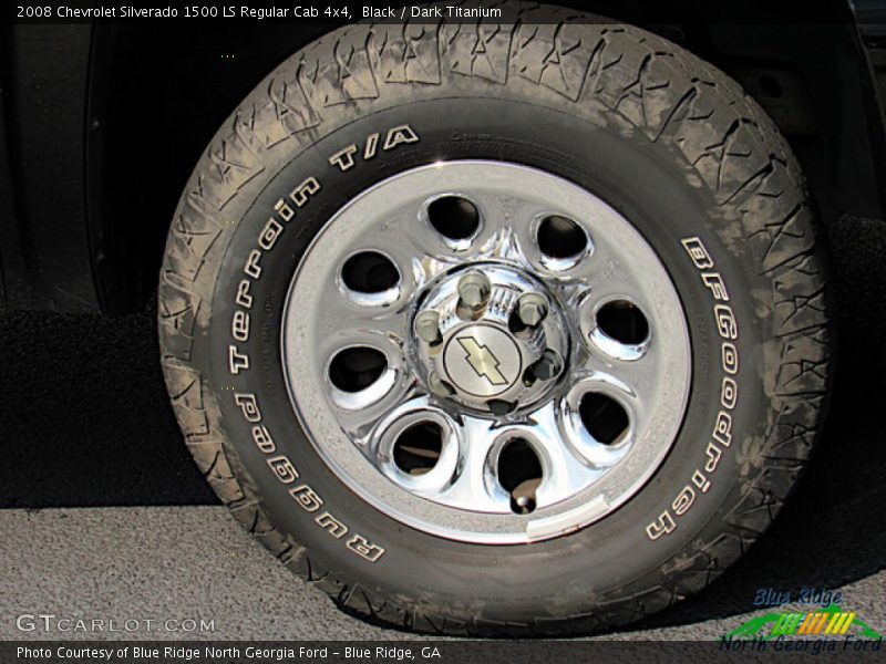 Black / Dark Titanium 2008 Chevrolet Silverado 1500 LS Regular Cab 4x4