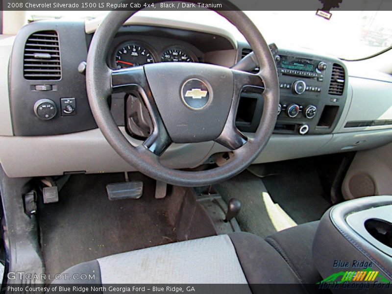 Black / Dark Titanium 2008 Chevrolet Silverado 1500 LS Regular Cab 4x4