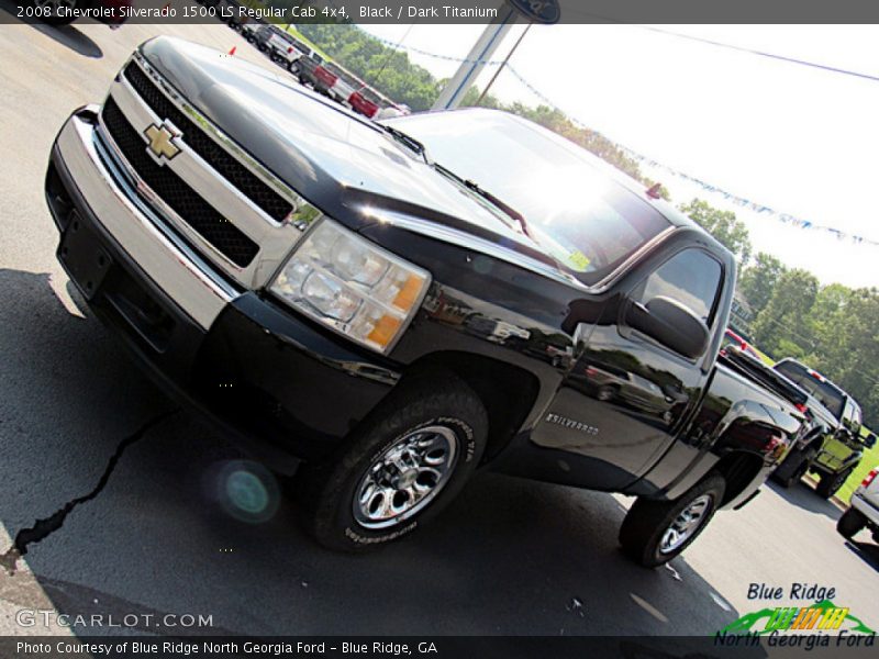 Black / Dark Titanium 2008 Chevrolet Silverado 1500 LS Regular Cab 4x4