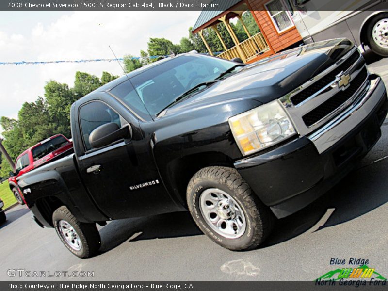 Black / Dark Titanium 2008 Chevrolet Silverado 1500 LS Regular Cab 4x4