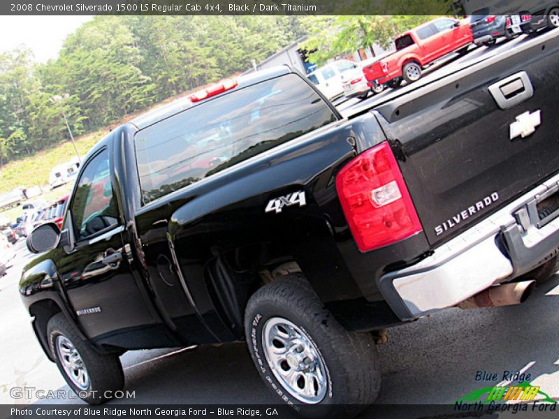 Black / Dark Titanium 2008 Chevrolet Silverado 1500 LS Regular Cab 4x4