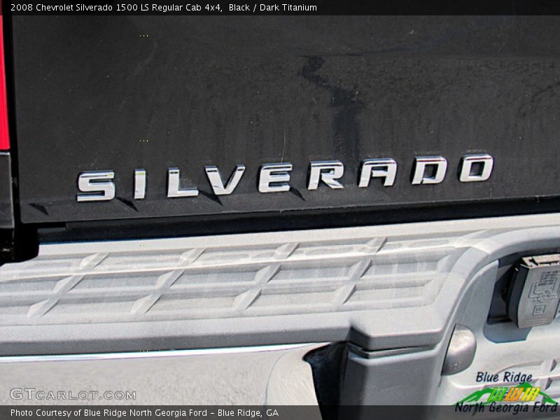 Black / Dark Titanium 2008 Chevrolet Silverado 1500 LS Regular Cab 4x4