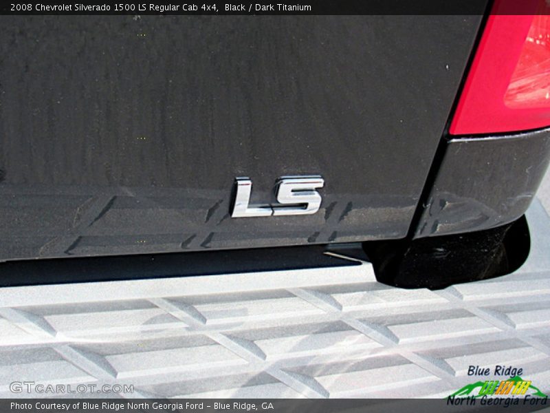 Black / Dark Titanium 2008 Chevrolet Silverado 1500 LS Regular Cab 4x4