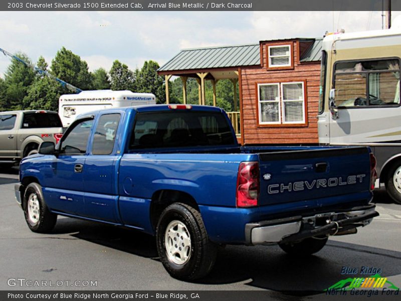 Arrival Blue Metallic / Dark Charcoal 2003 Chevrolet Silverado 1500 Extended Cab