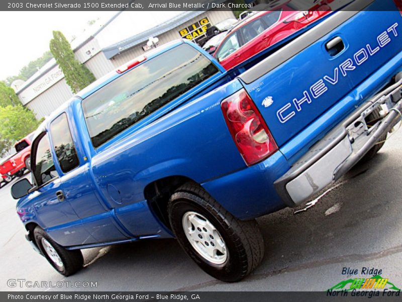 Arrival Blue Metallic / Dark Charcoal 2003 Chevrolet Silverado 1500 Extended Cab
