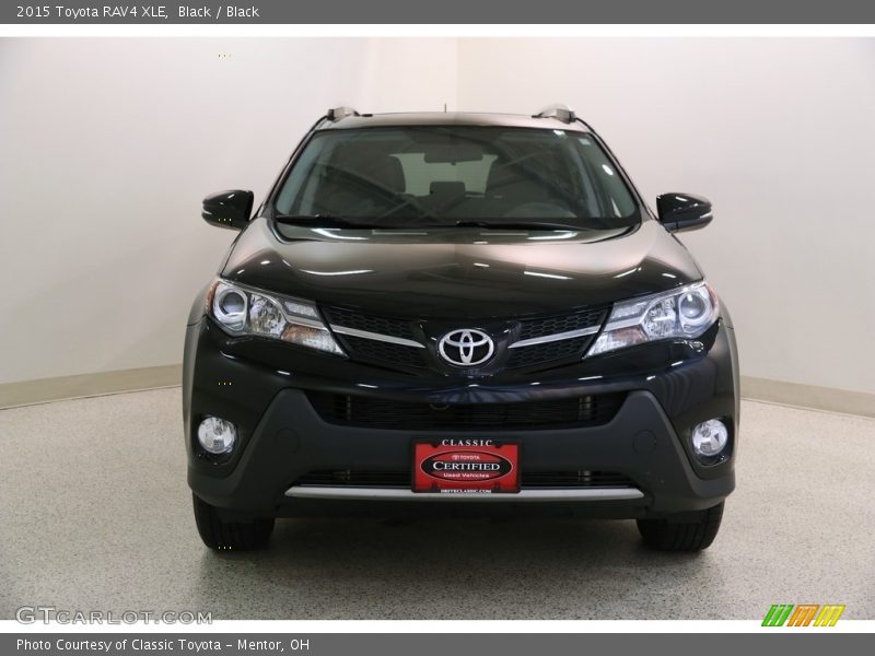 Black / Black 2015 Toyota RAV4 XLE