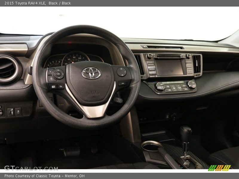 Black / Black 2015 Toyota RAV4 XLE