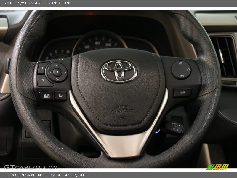 Black / Black 2015 Toyota RAV4 XLE